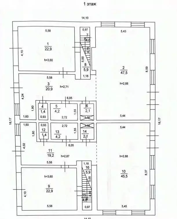 Таунхаус в Тверская область, Тверь Смольная ул., 26 (575 м) - Фото 1