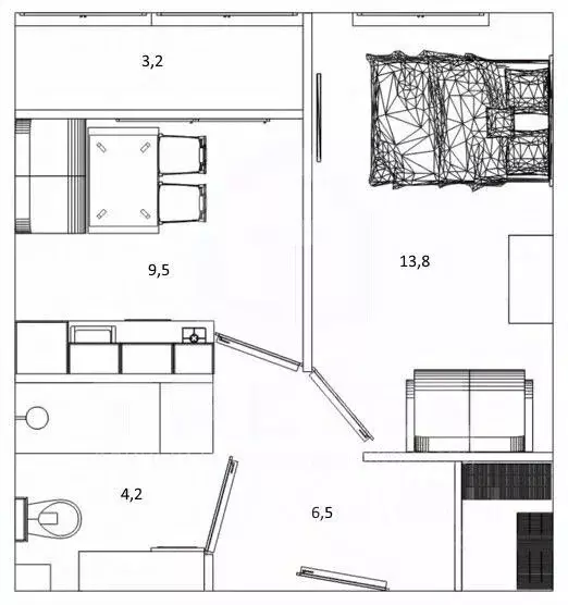 1-к кв. Санкт-Петербург бул. Головнина, 6к1 (35.6 м) - Фото 2