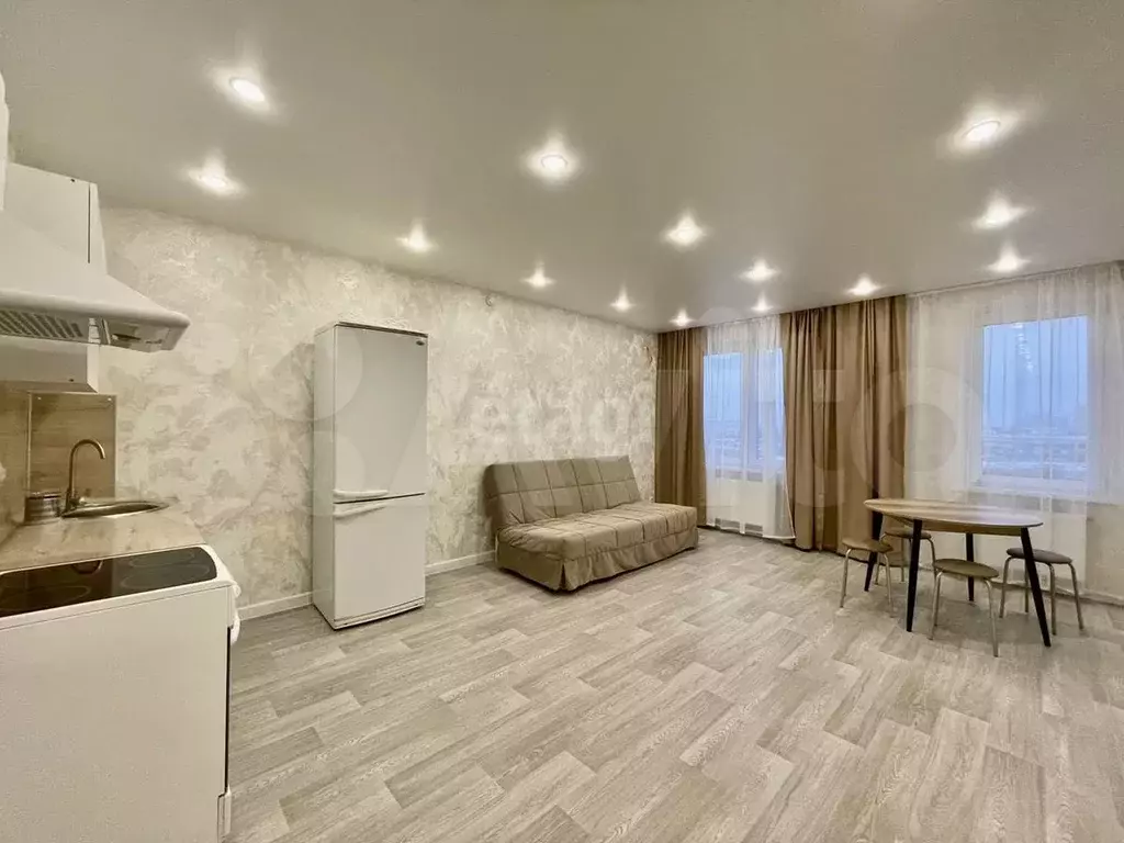 1-к. квартира, 56,9 м, 4/15 эт. - Фото 1