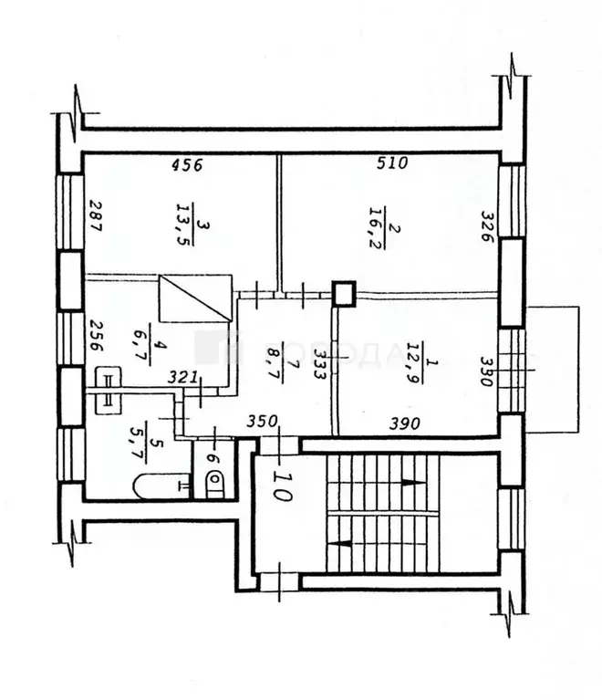 3-к кв. Новосибирская область, Новосибирск Станционная ул., 42 (67.9 ... - Фото 1