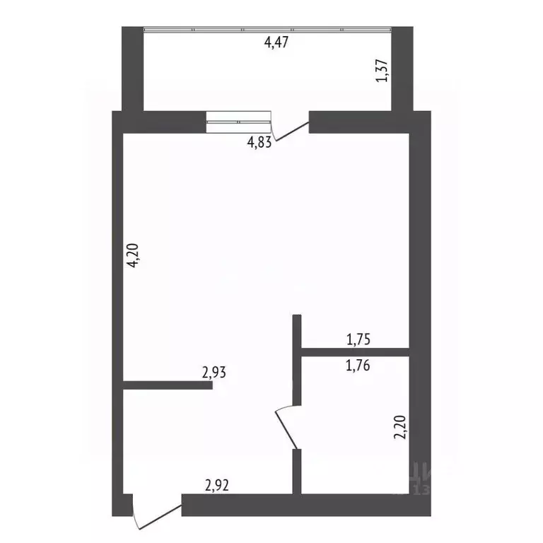 Студия Амурская область, Благовещенский район, с. Чигири ул. ... - Фото 2