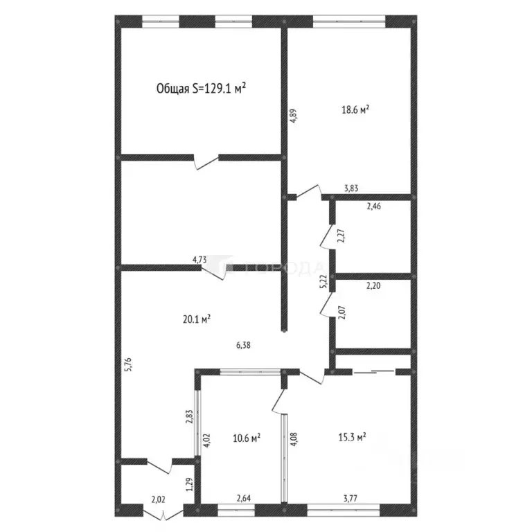 Офис в Кемеровская область, Новокузнецк ул. Тольятти, 9Б (129 м) - Фото 2