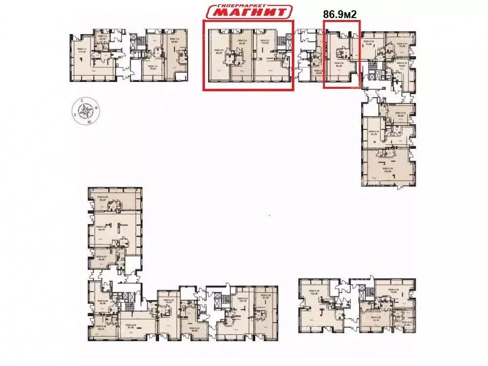 Торговая площадь в Московская область, Химки Клязьма-Старбеево мкр, ... - Фото 2