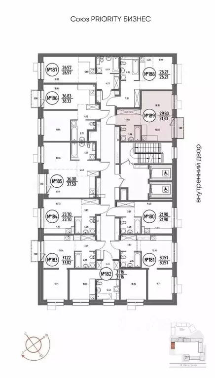 1-к кв. Иркутская область, Иркутск Макс жилой комплекс (31.3 м) - Фото 2