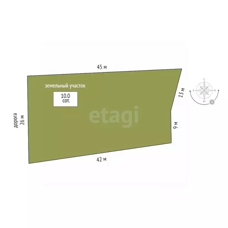 Участок в Тюменская область, Тюменский муниципальный округ, с. ... - Фото 2