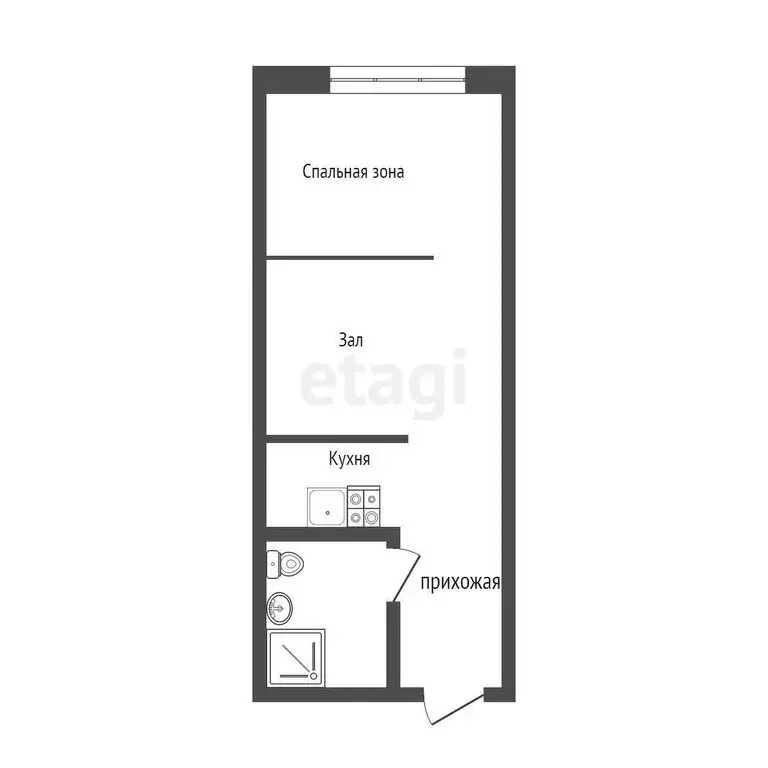 Квартира-студия: Сочи, улица Ленина, 298Бк4 (35 м) - Фото 0