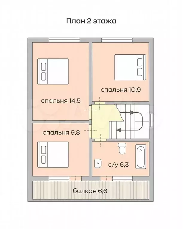 Дом 120 м на участке 6 сот. - Фото 1