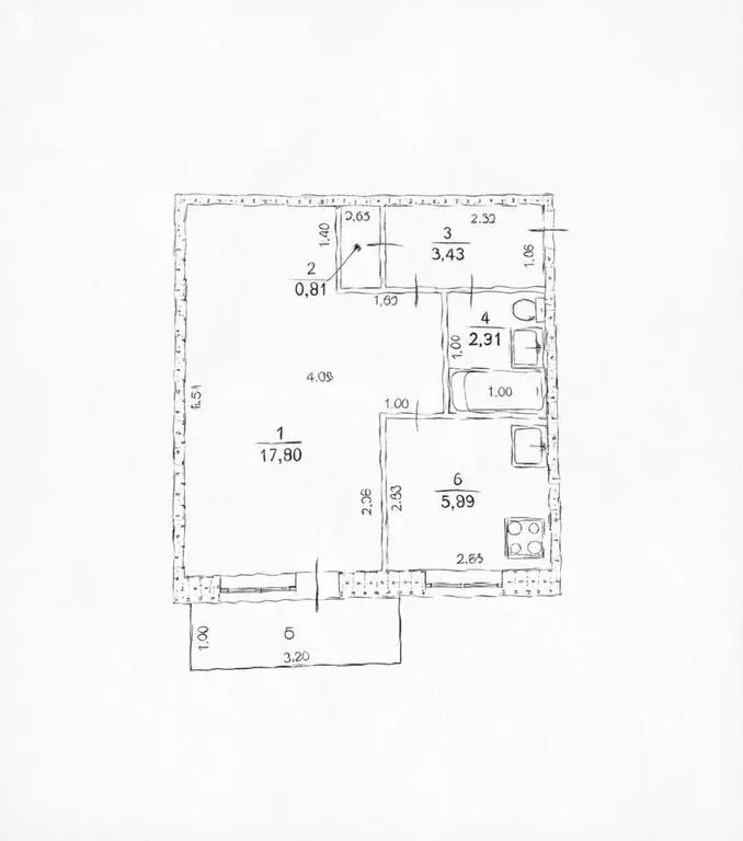 1-комнатная квартира: Ульяновск, улица Маяковского, 16 (31 м) - Фото 1