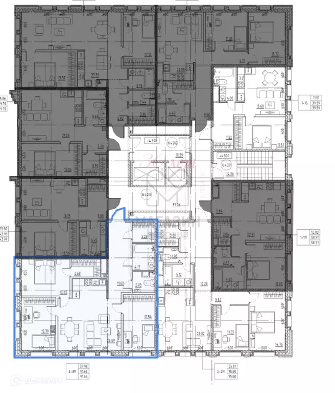 Продаётся 2-к квартира, 91.68 м - Фото 1