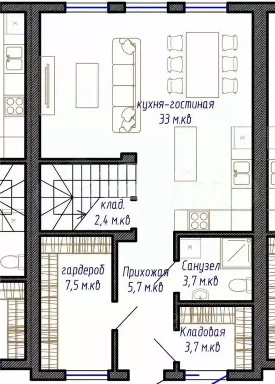 Таунхаус в Калининградская область, Калининград пос. Лермонтовский, ... - Фото 1