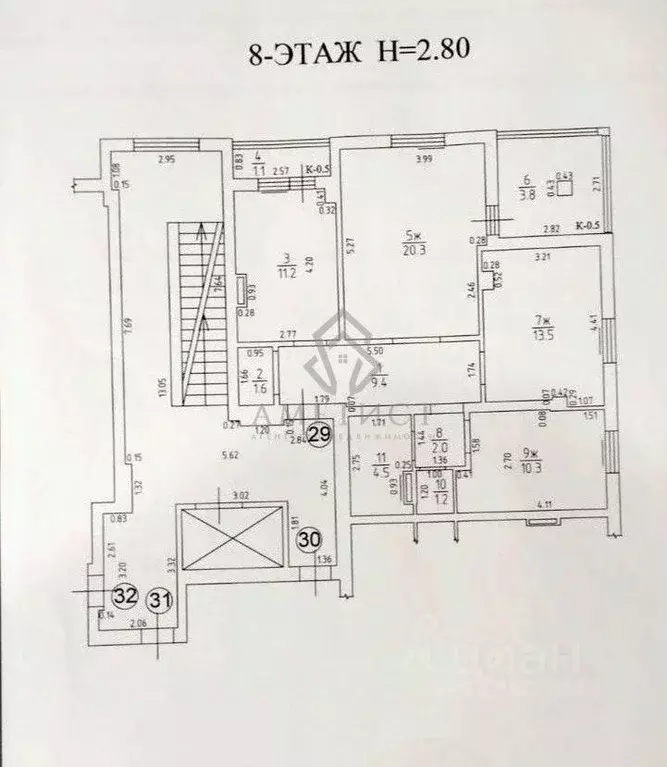 3-к кв. Калининградская область, Калининград Судостроительная ул., 31А ... - Фото 2