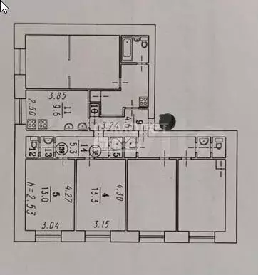 2-к. квартира, 45 м, 8/9 эт. - Фото 0