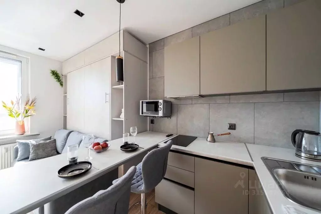 Студия Санкт-Петербург Богатырский просп., 2А (32.0 м) - Фото 1