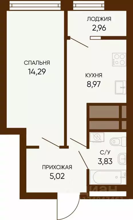 1-к кв. Свердловская область, Екатеринбург Вторчермет жилрайон, ул. ... - Фото 0