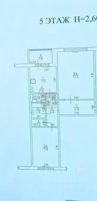 2-к кв. Калининградская область, Калининград Машиностроительная ул., ... - Фото 2