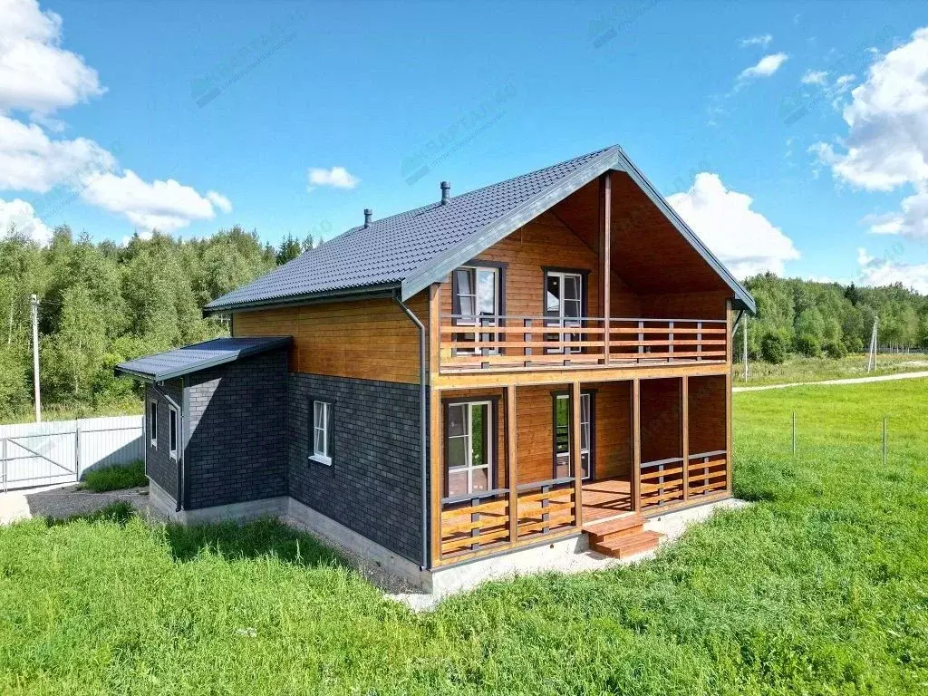 Дом в Калужская область, Боровский муниципальный округ, д. Рязанцево  ... - Фото 1