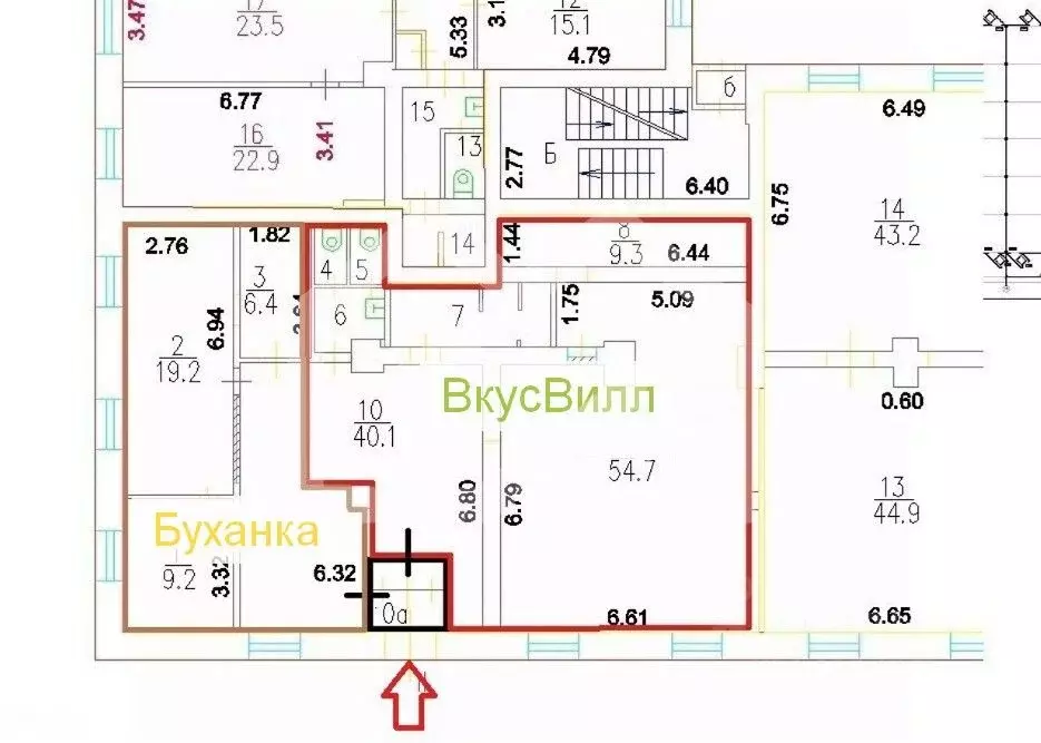 Торговая площадь в Москва Новохорошевский проезд, 20 (144 м) - Фото 2