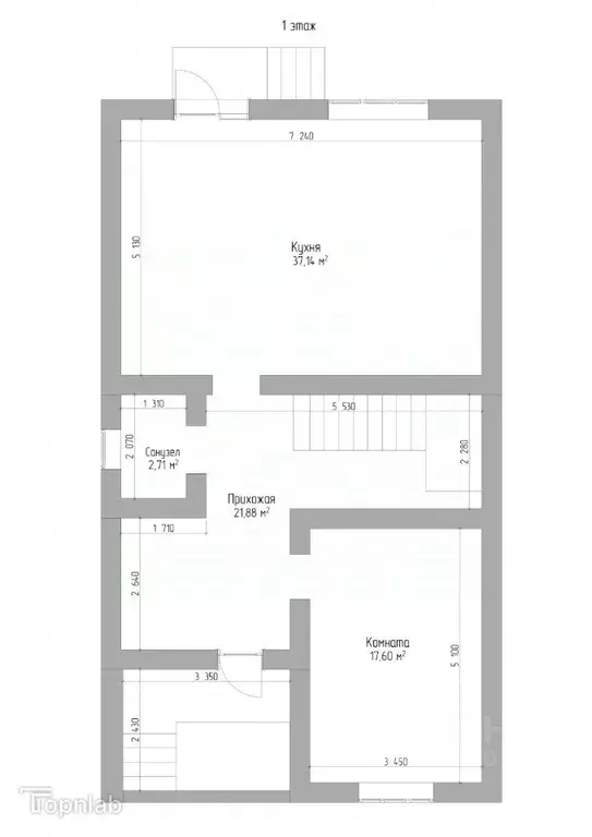 Дом в Кабардино-Балкария, Нальчик ул. Идарова, 194 (192 м) - Фото 2