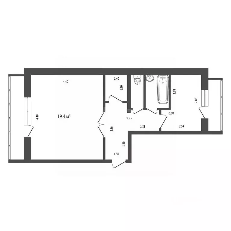 1-к кв. Красноярский край, Красноярск ул. Кочубея, 7 (28.4 м) - Фото 1