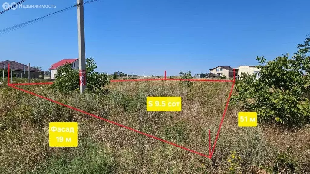 Участок в Краснодарский край, муниципальный округ Анапа, посёлок ... - Фото 0