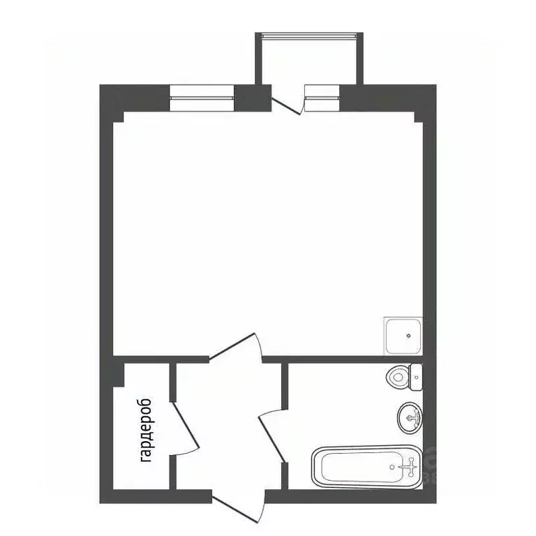 Студия Красноярский край, Красноярск Норильская ул., 38 (28.7 м) - Фото 1