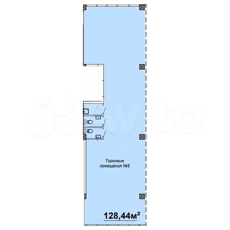 Продам помещение свободного назначения, 128.44 м - Фото 0