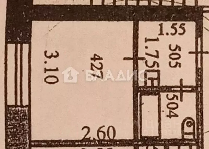 Студия Пензенская область, Пенза Медицинская ул., 6 (12.7 м) - Фото 2