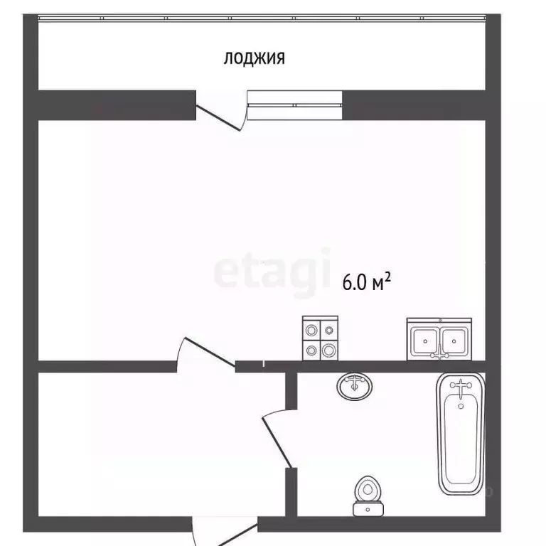 Студия Тюменская область, Тюменский муниципальный округ, д. Патрушева ... - Фото 2