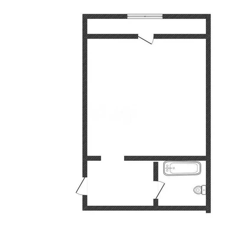 Квартира-студия: Бийск, Ленинградская улица, 59 (23.6 м) - Фото 1