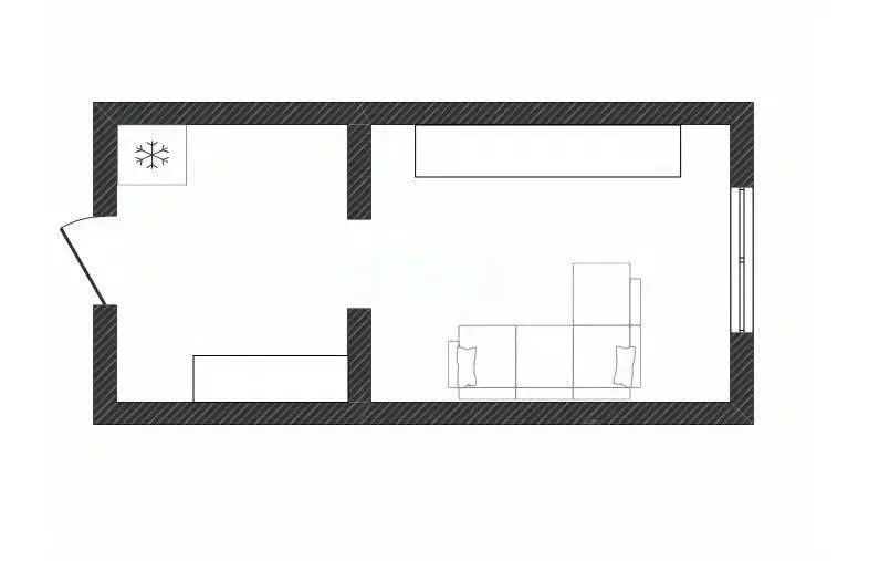 Комната Смоленская область, Смоленск ул. Кутузова, 1 (18.5 м) - Фото 2