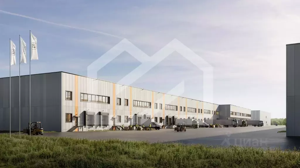 Склад в Московская область, Домодедово Центральный мкр, ул. ... - Фото 1