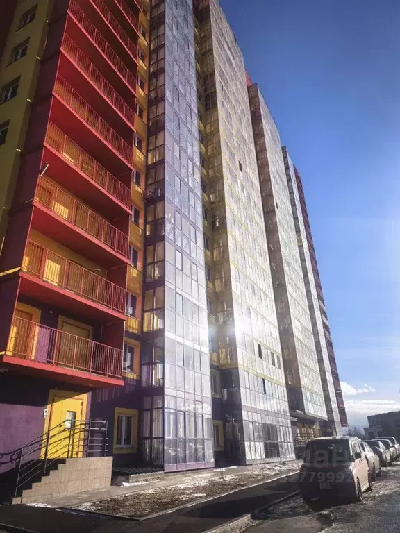 Студия Красноярский край, Красноярск ул. 40 лет Победы, 2И (21.21 м) - Фото 2