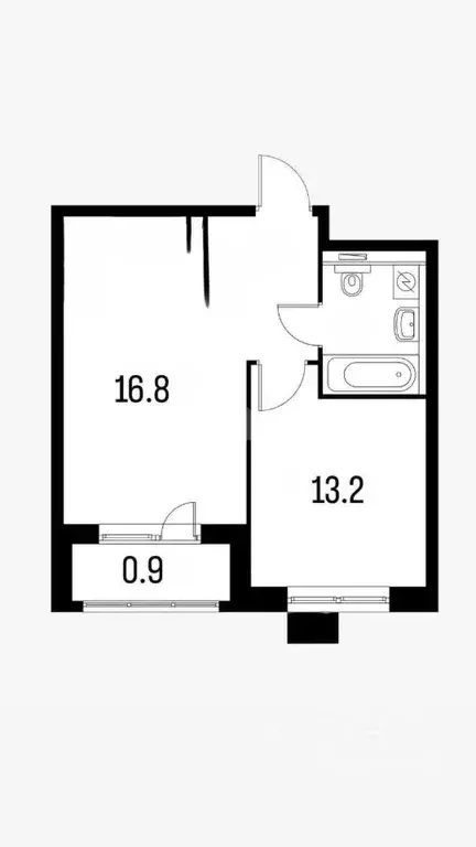 1-к кв. Хабаровский край, Хабаровск Костромская ул., 46 (30.0 м) - Фото 1