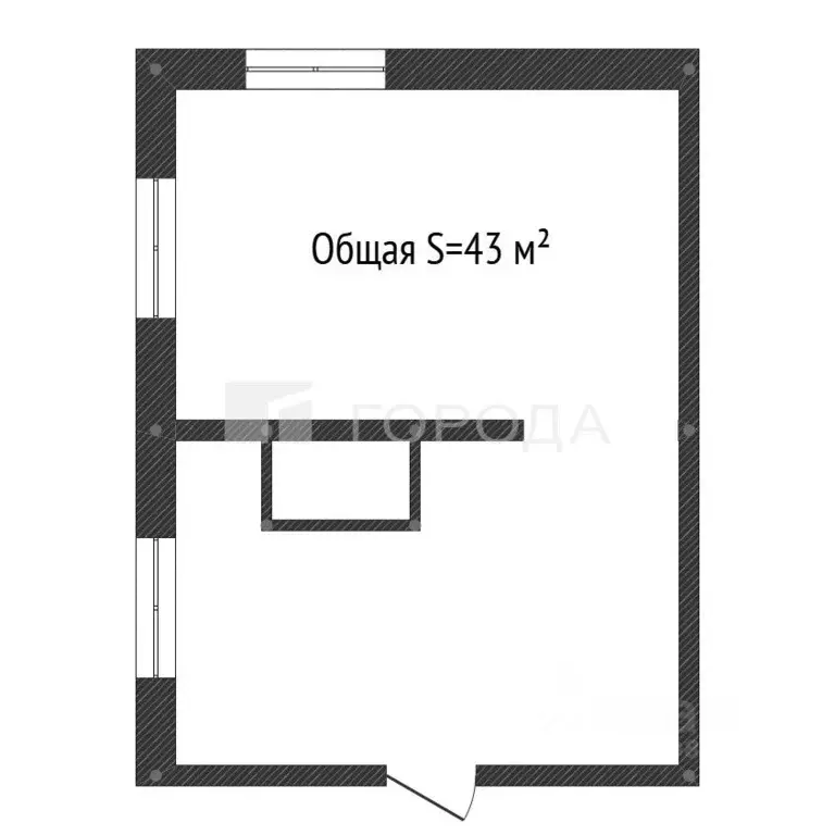 Дом в Кемеровская область, Прокопьевск ул. Азарова, 22 (43 м) - Фото 1