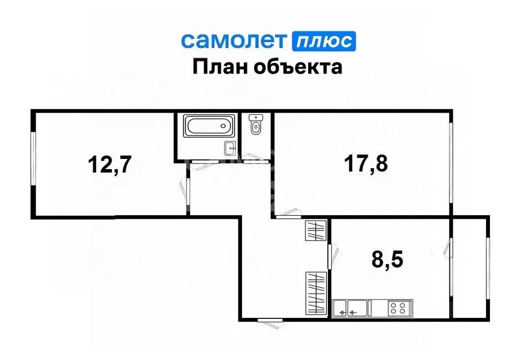 2-к кв. Свердловская область, Березовский ул. Академика Королева, 11 ... - Фото 2