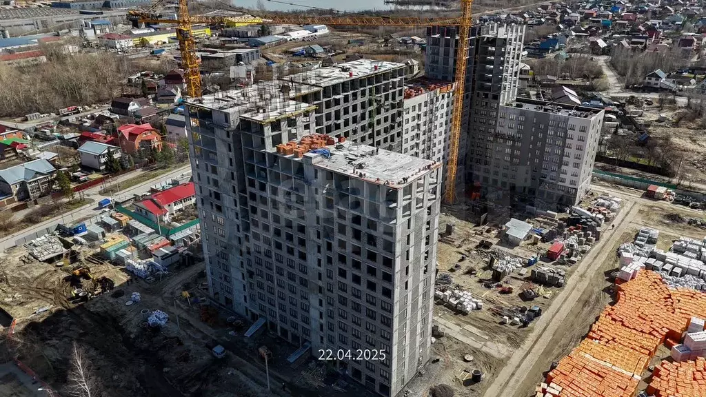 1-к. квартира, 39,3 м, 9/22 эт. - Фото 1