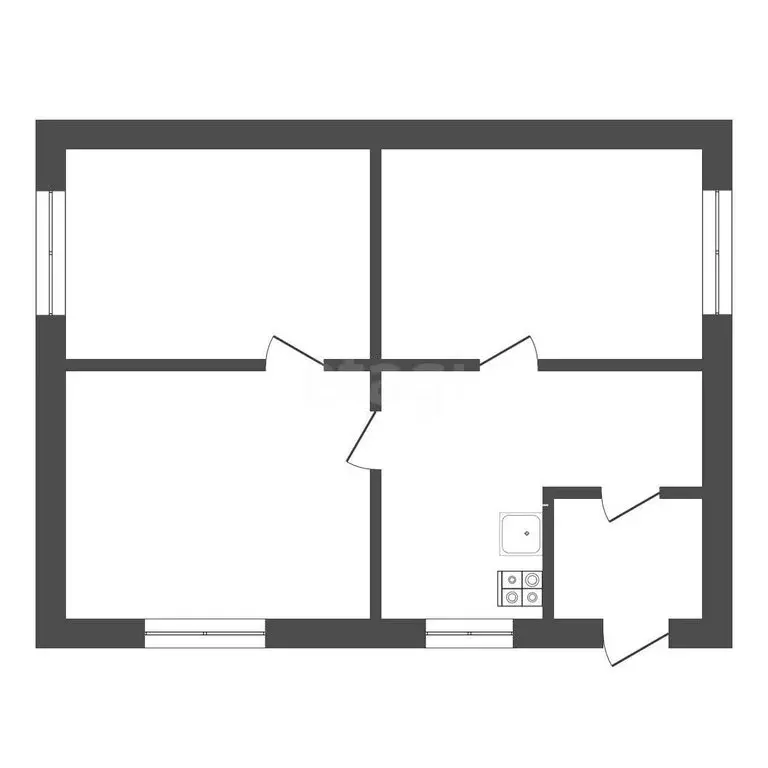 Дом в Троицк, Городская улица (38.8 м) - Фото 1