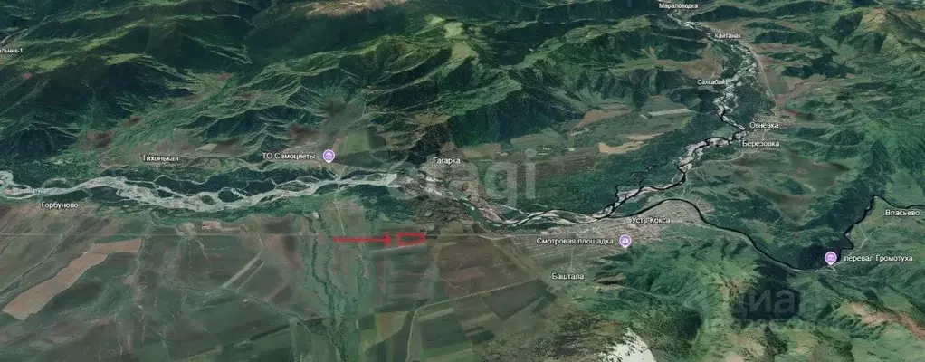 Участок в Алтай, Усть-Коксинский район, с. Усть-Кокса  (3000.0 сот.) - Фото 1