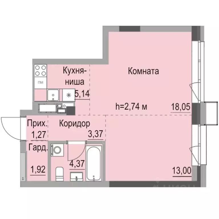 Студия Удмуртия, Ижевск ул. Лихвинцева, 17 (47.1 м) - Фото 0