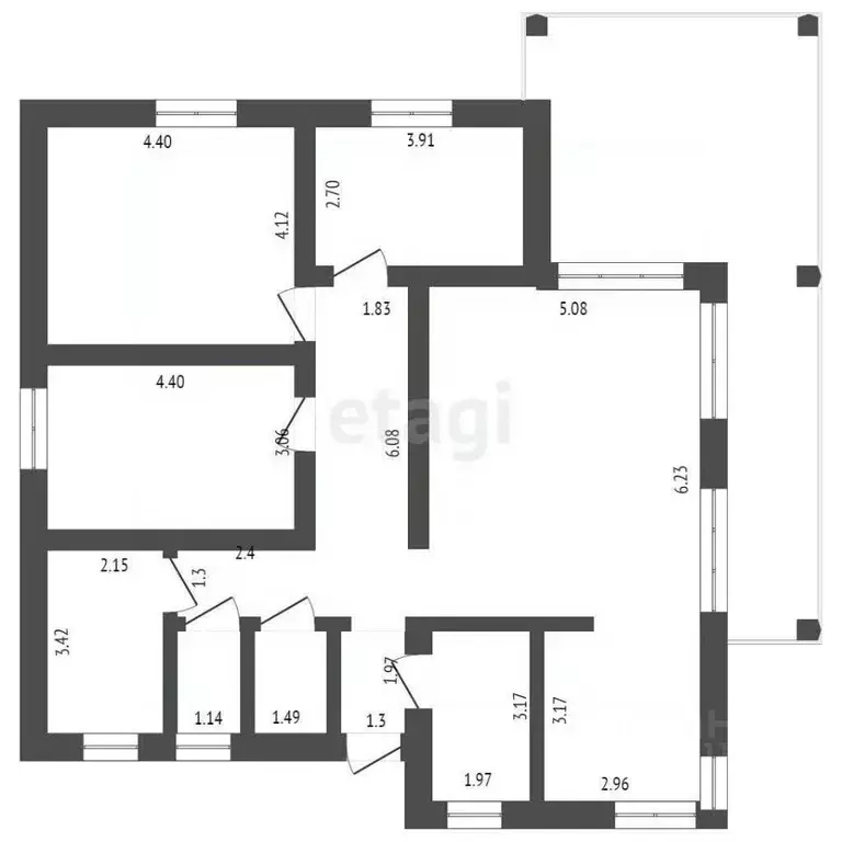 Дом в Севастополь Рассвет-2 садоводческое товарищество, 8 (130 м) - Фото 1