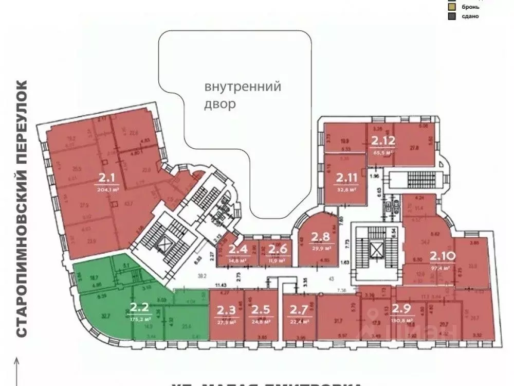 Офис в Москва ул. Малая Дмитровка, 23/15С1 (175 м) - Фото 2