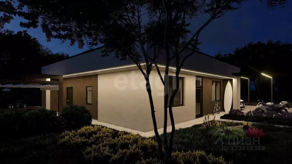 Дом в Крым, Симферопольский район, Перовское с/пос, Новозбурьевка ... - Фото 1