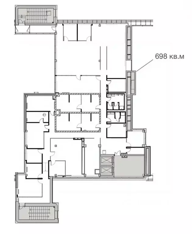 Офис в Москва Верейская ул., 11 (698 м) - Фото 2