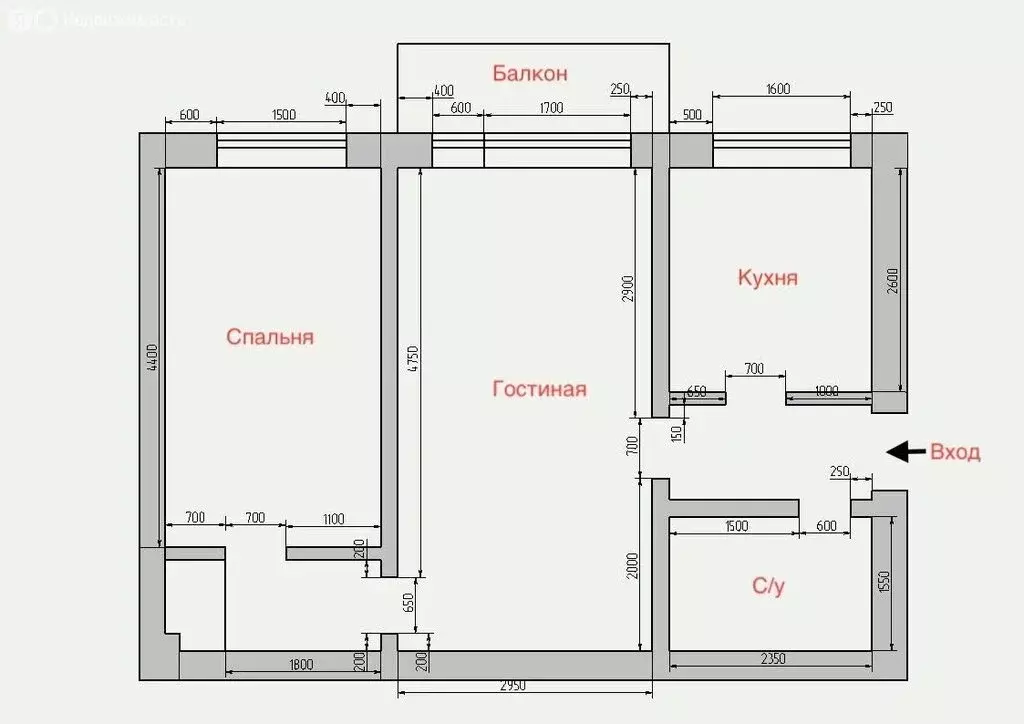 2-комнатная квартира: Москва, улица Коккинаки, 2 (45 м) - Фото 1