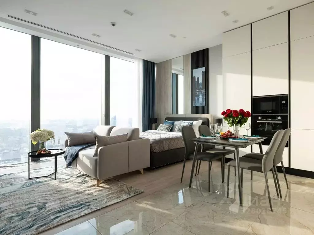 Студия Москва 1-й Красногвардейский проезд, 22с1 (50.0 м) - Фото 1