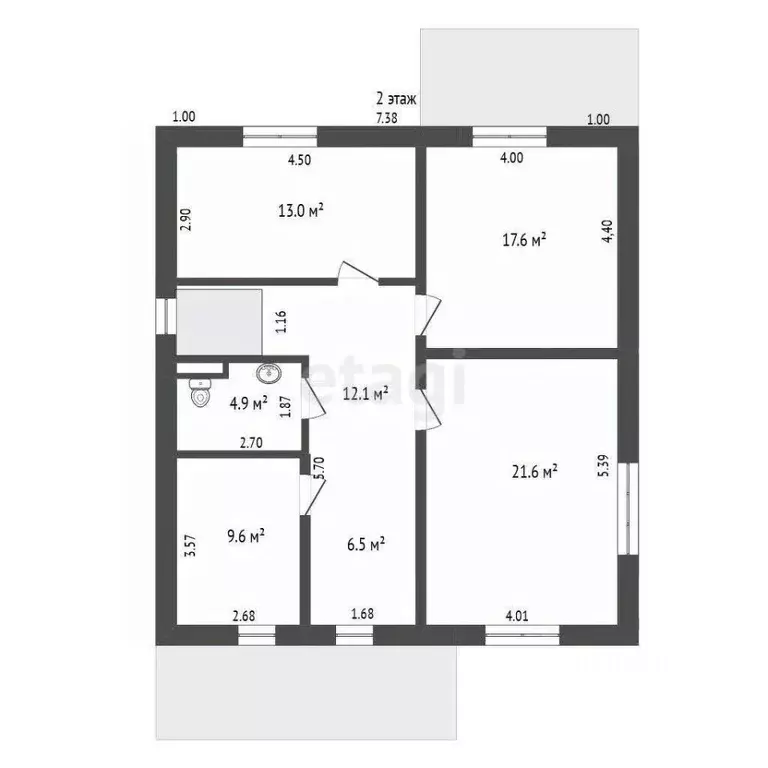 Дом в Башкортостан, Стерлитамакский район, Отрадовский сельсовет, д. ... - Фото 1