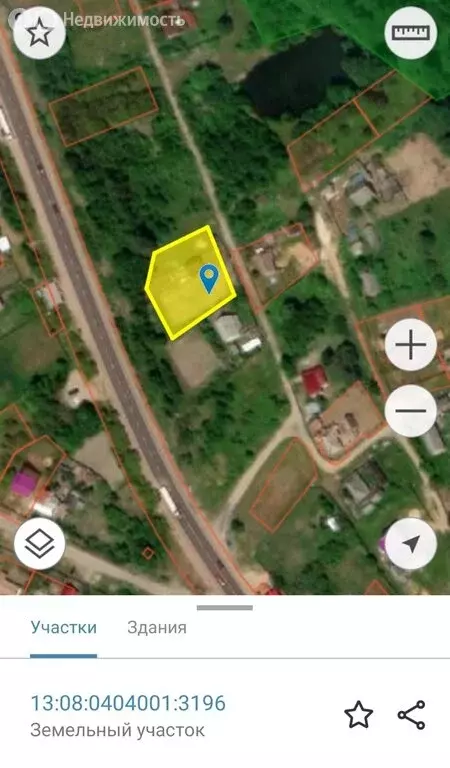 Участок в Зубово-Полянский район, рабочий посёлок Умёт, Лесная улица ... - Фото 2