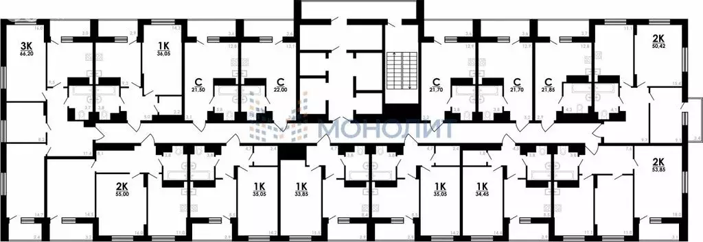 Квартира-студия: Нижний Новгород, Коломенская улица, 8А (21.5 м) - Фото 1