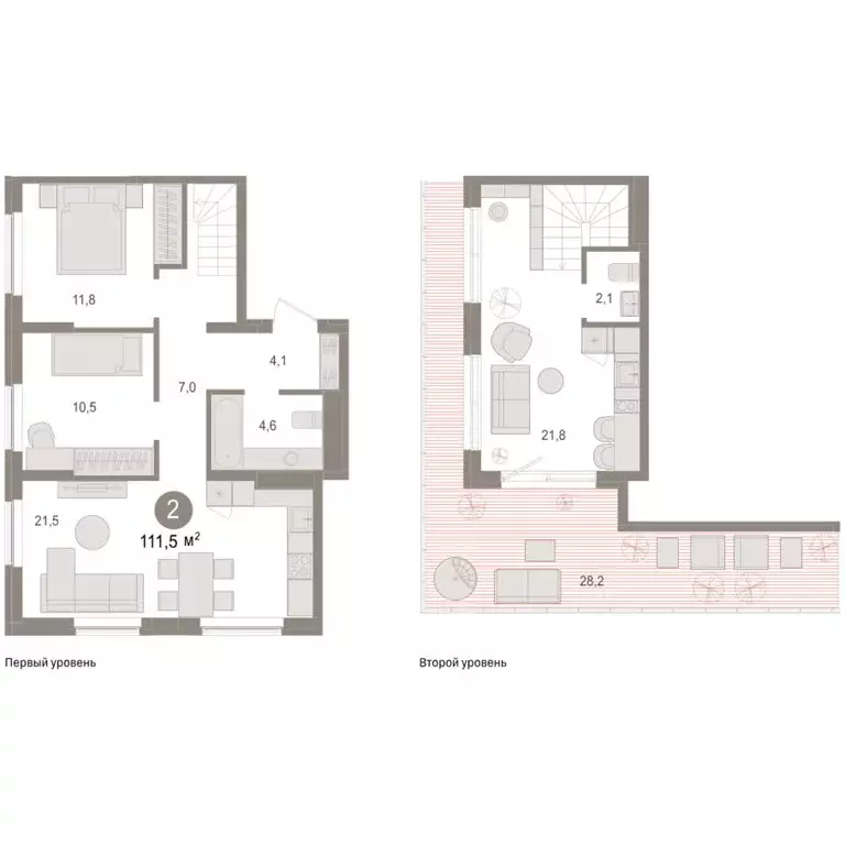 2-комнатная квартира: Новосибирский район, рабочий посёлок Краснообск, ... - Фото 2