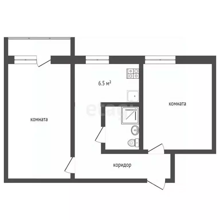 2-к кв. Мордовия, Саранск ул. Металлургов, 1 (49.2 м) - Фото 2